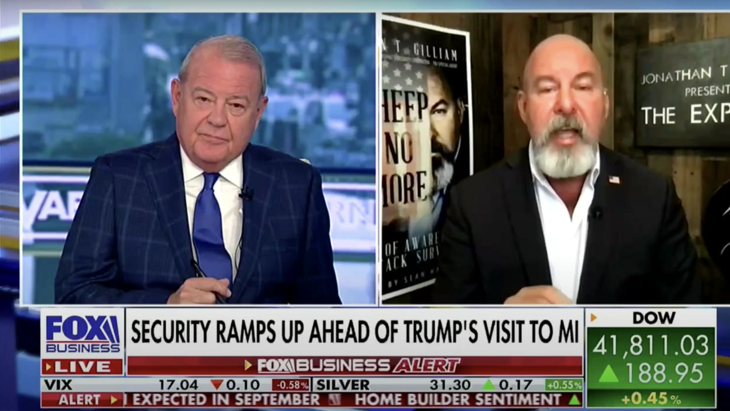 El presentador de Fox Business, Stuart Varney, finaliza la entrevista con un ex agente del FBI que dice que los demócratas "quieren que Trump muera"