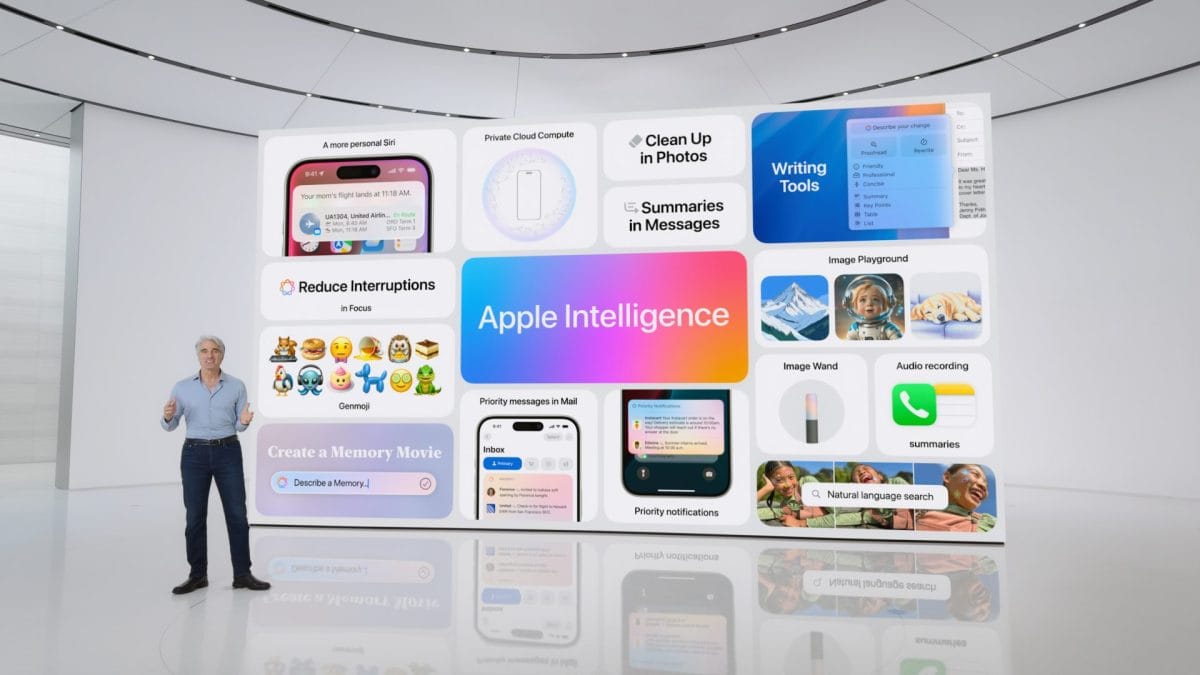 Las funciones de Apple Intelligence también pueden resumir los textos de ruptura para usted