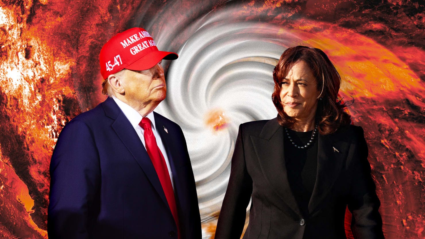 Por qué los huracanes Helene y Milton podrían ser la sorpresa de octubre tanto para Kamala Harris como para Donald Trump