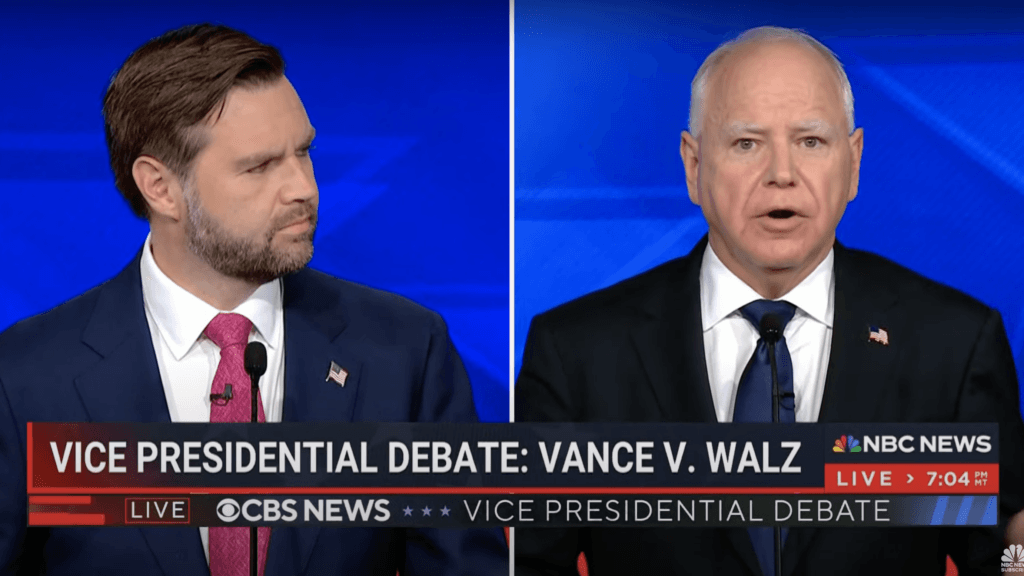 VP debate on ABC News